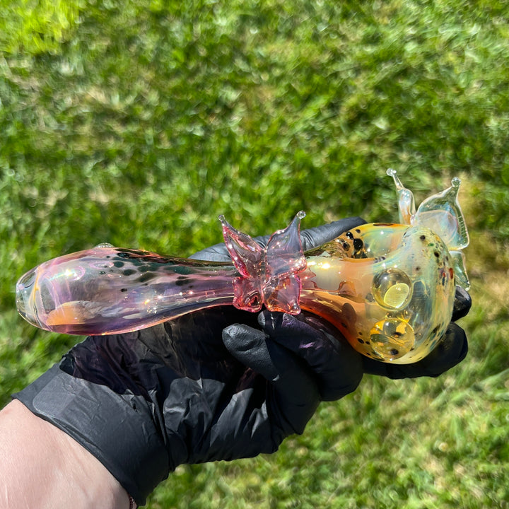 Butterfly Spoon Glass Pipe Street Kitty Glass   