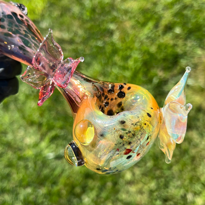 Butterfly Spoon Glass Pipe Street Kitty Glass   