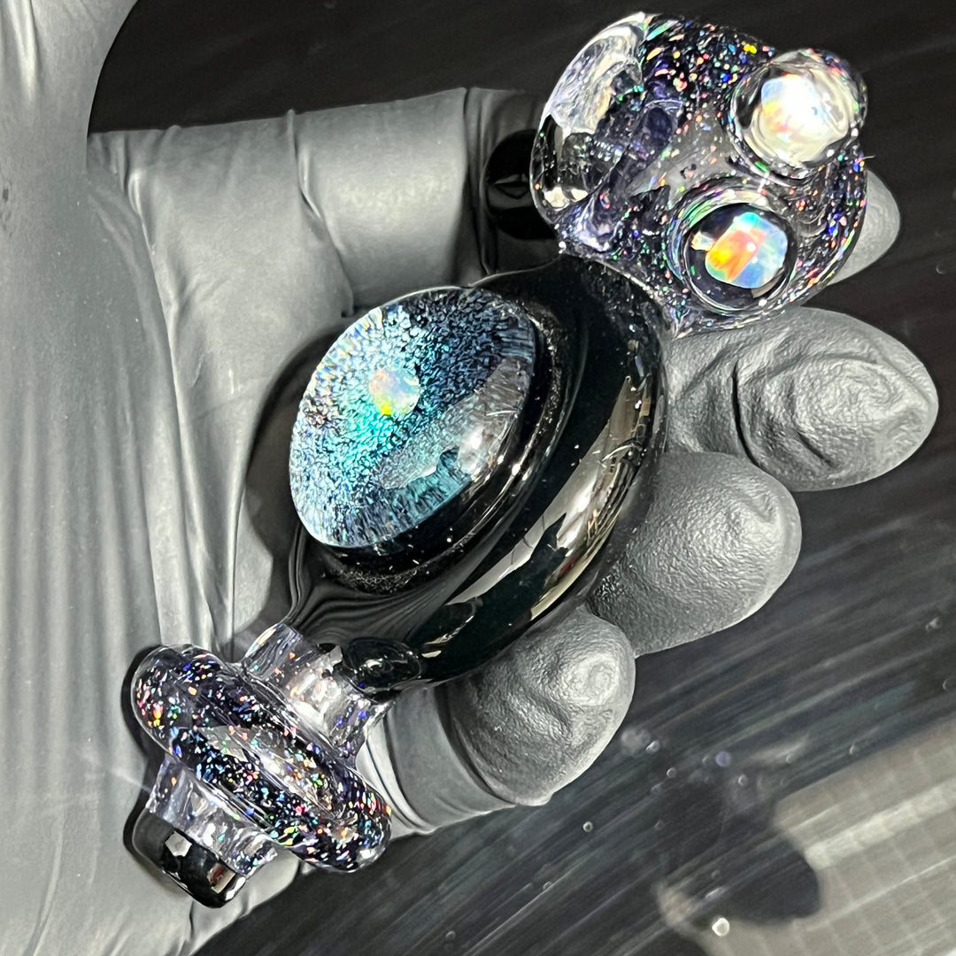 Dicro Opal Marble Spoon Glass Pipe TG   