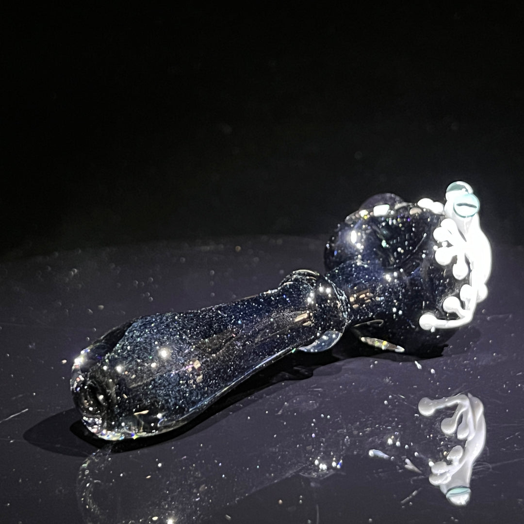 Frog Spoon with Opal Glass Pipe Beezy Glass   