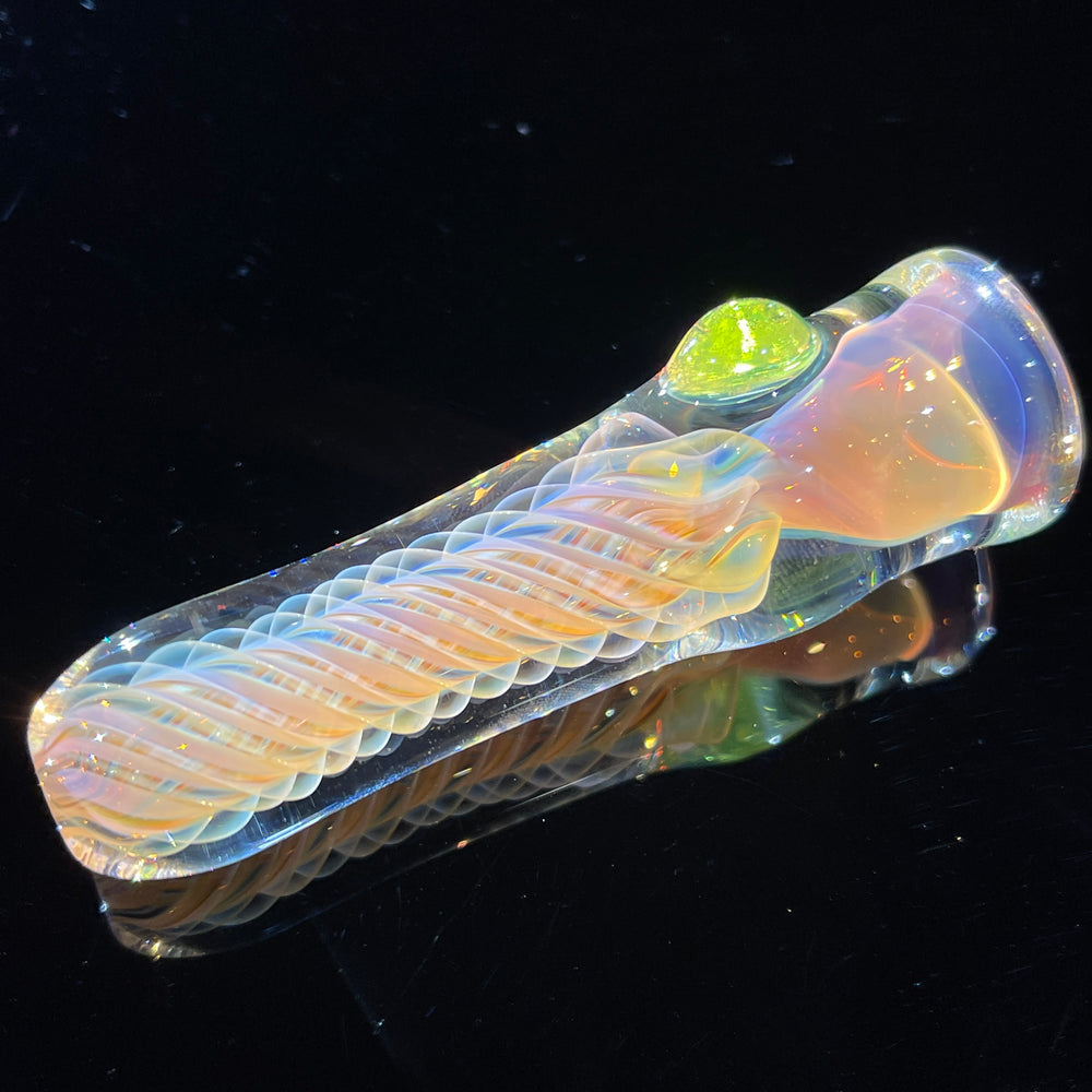 Thick Fume Chillum Glass Pipe Chuck Glass   