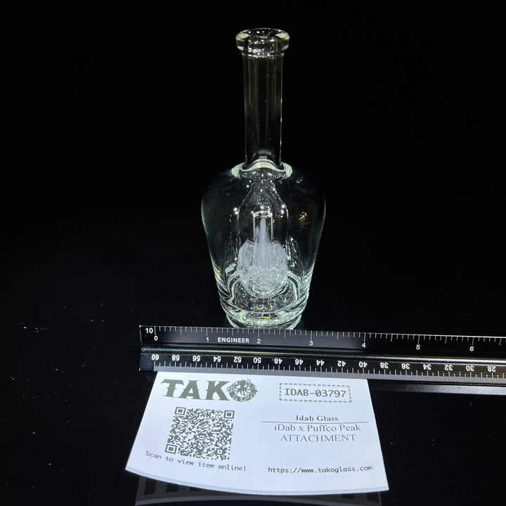 iDab x Puffco Peak ATTACHMENT Glass Pipe Idab Glass   