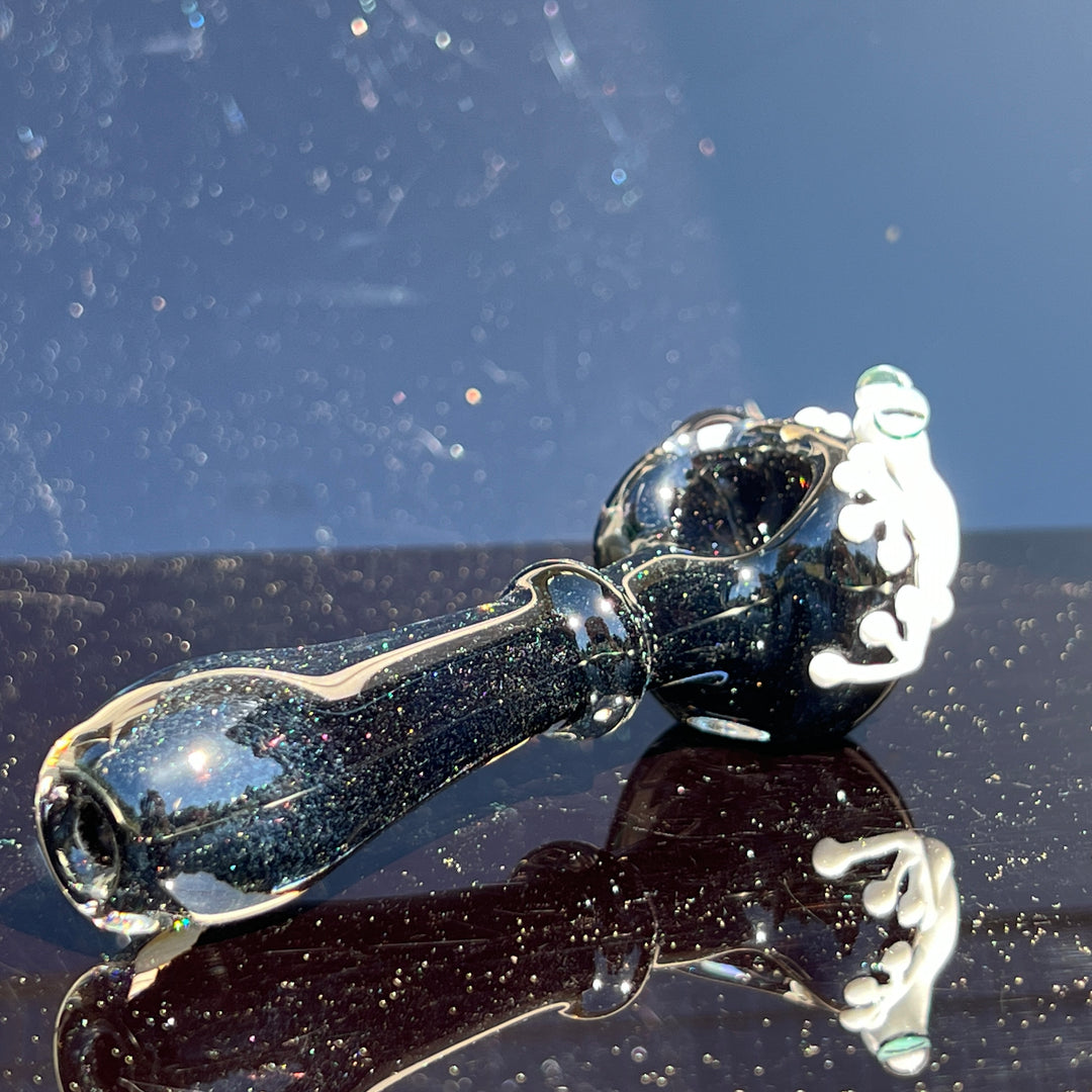 Frog Spoon with Opal Glass Pipe Beezy Glass   