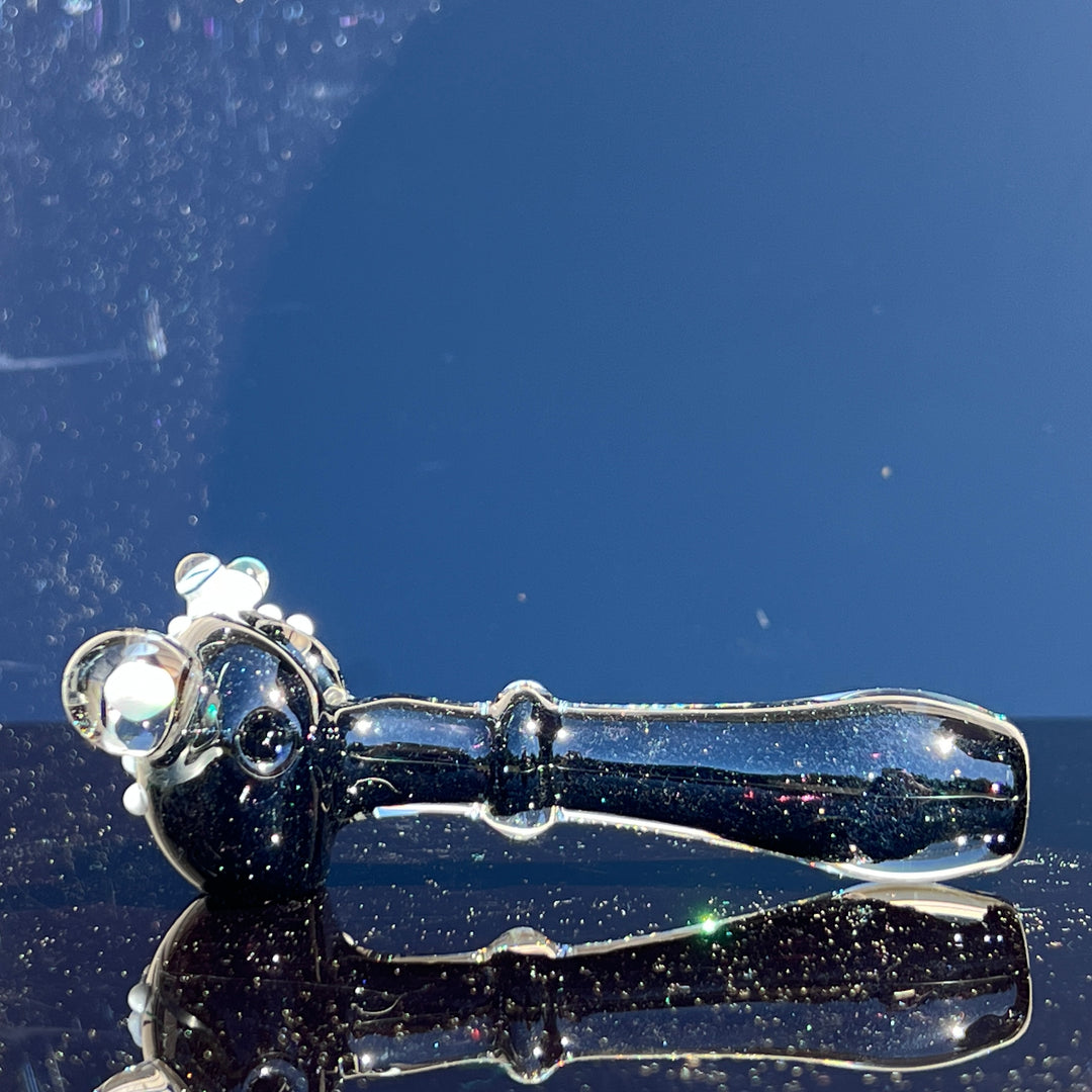 Frog Spoon with Opal Glass Pipe Beezy Glass   