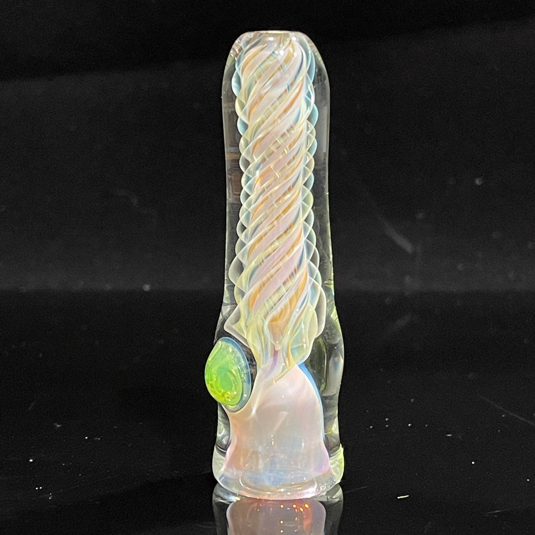 Thick Fume Chillum Glass Pipe Chuck Glass   