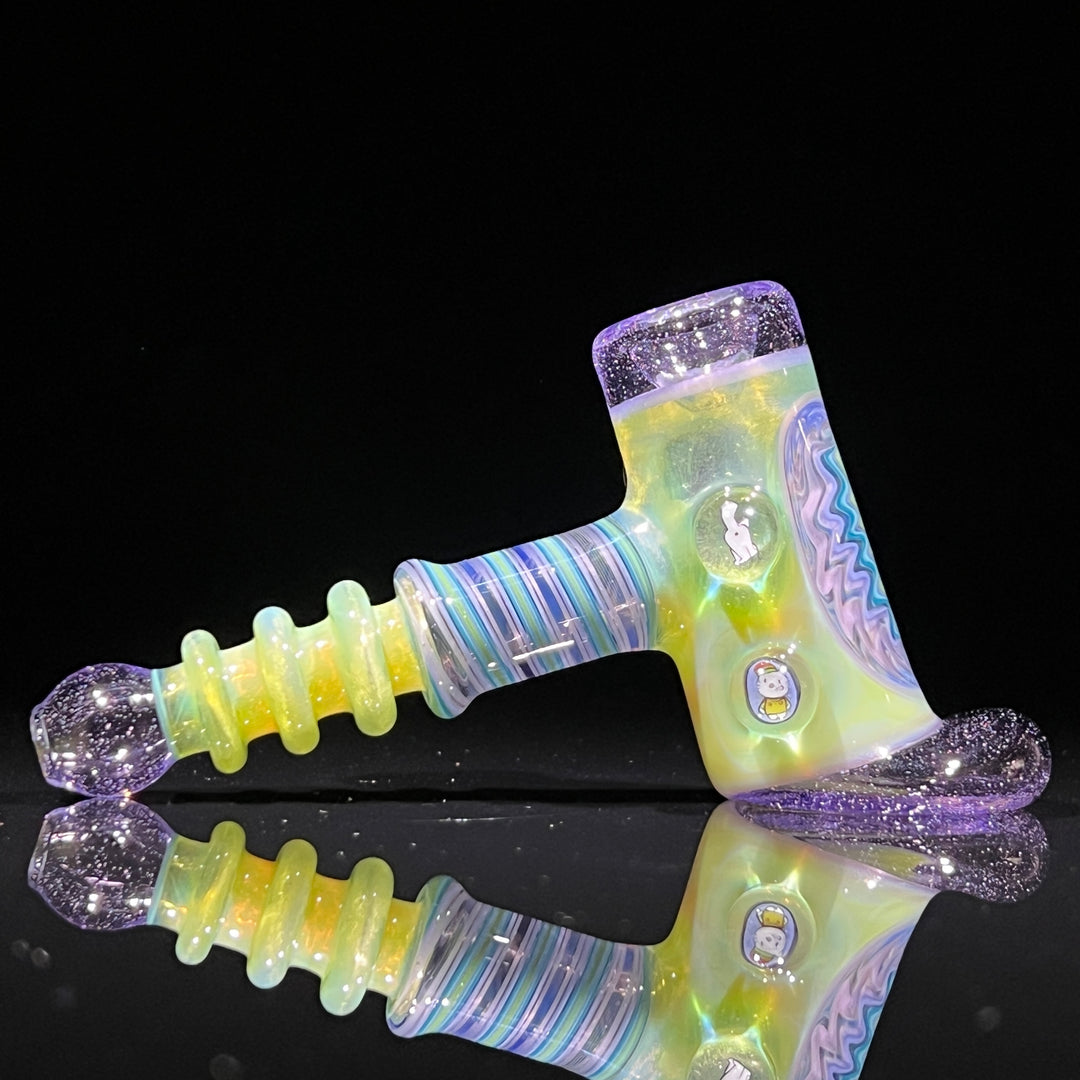 Amethyst Reversal Hammer Pipe Glass Pipe Keys Glass