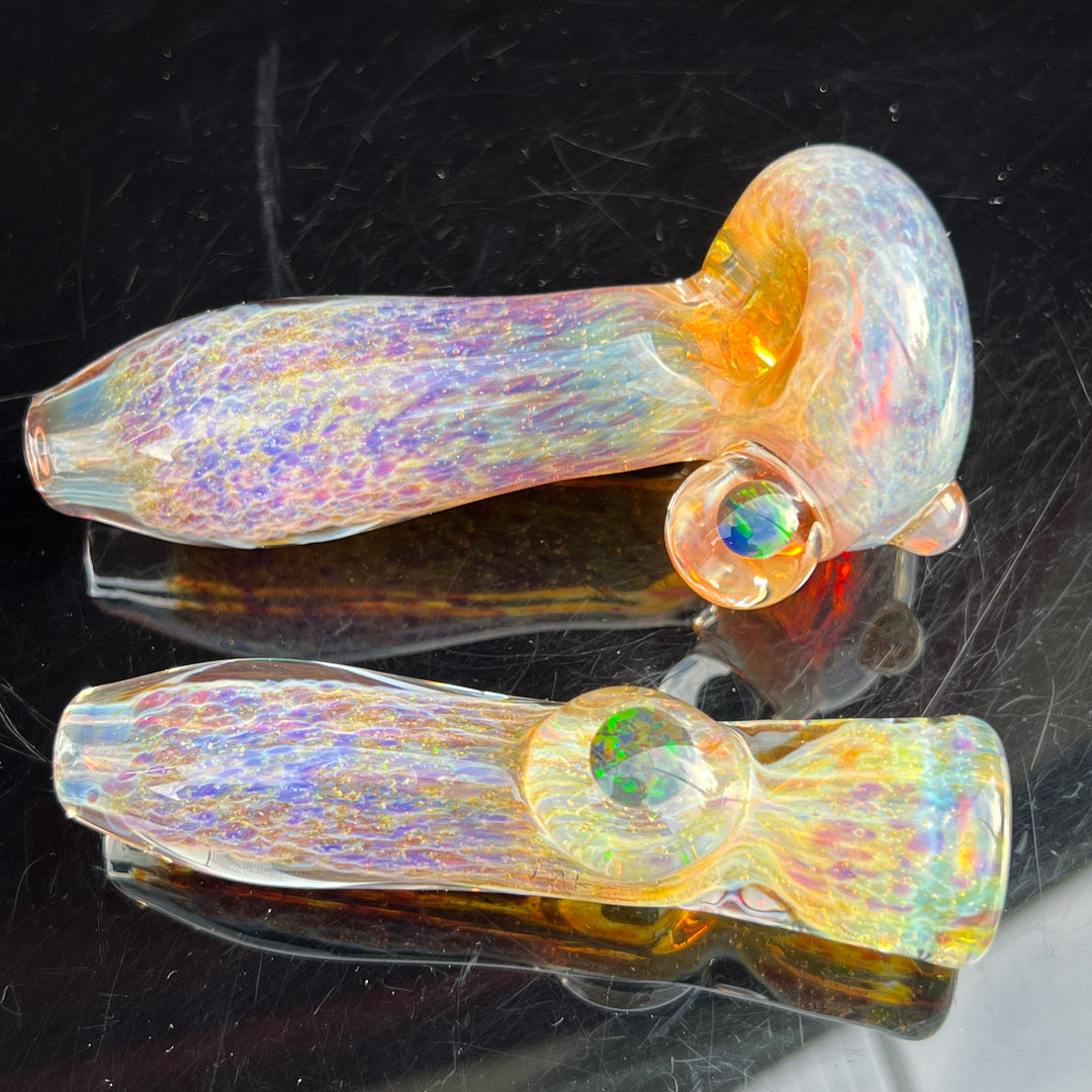 Purple Ghost Black Planet Opal Combo Glass Pipe Tako Glass   