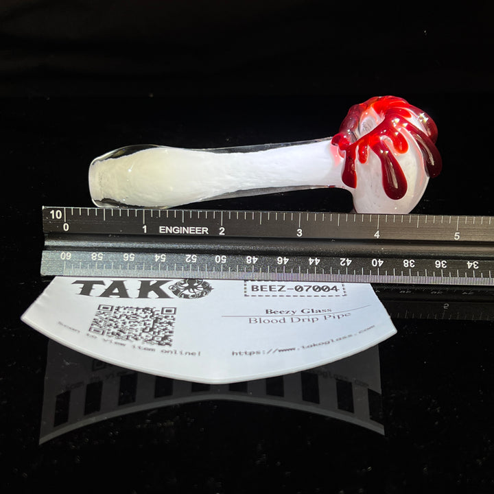 Blood Drip Pipe Glass Pipe Beezy Glass   