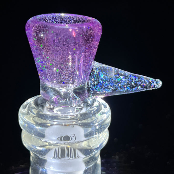 14mm Purple Crushed Opal Martini Pullslide Accessory Tako Glass   