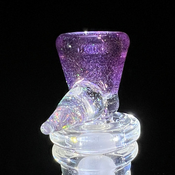 14mm Purple Crushed Opal Martini Pullslide Accessory Tako Glass   