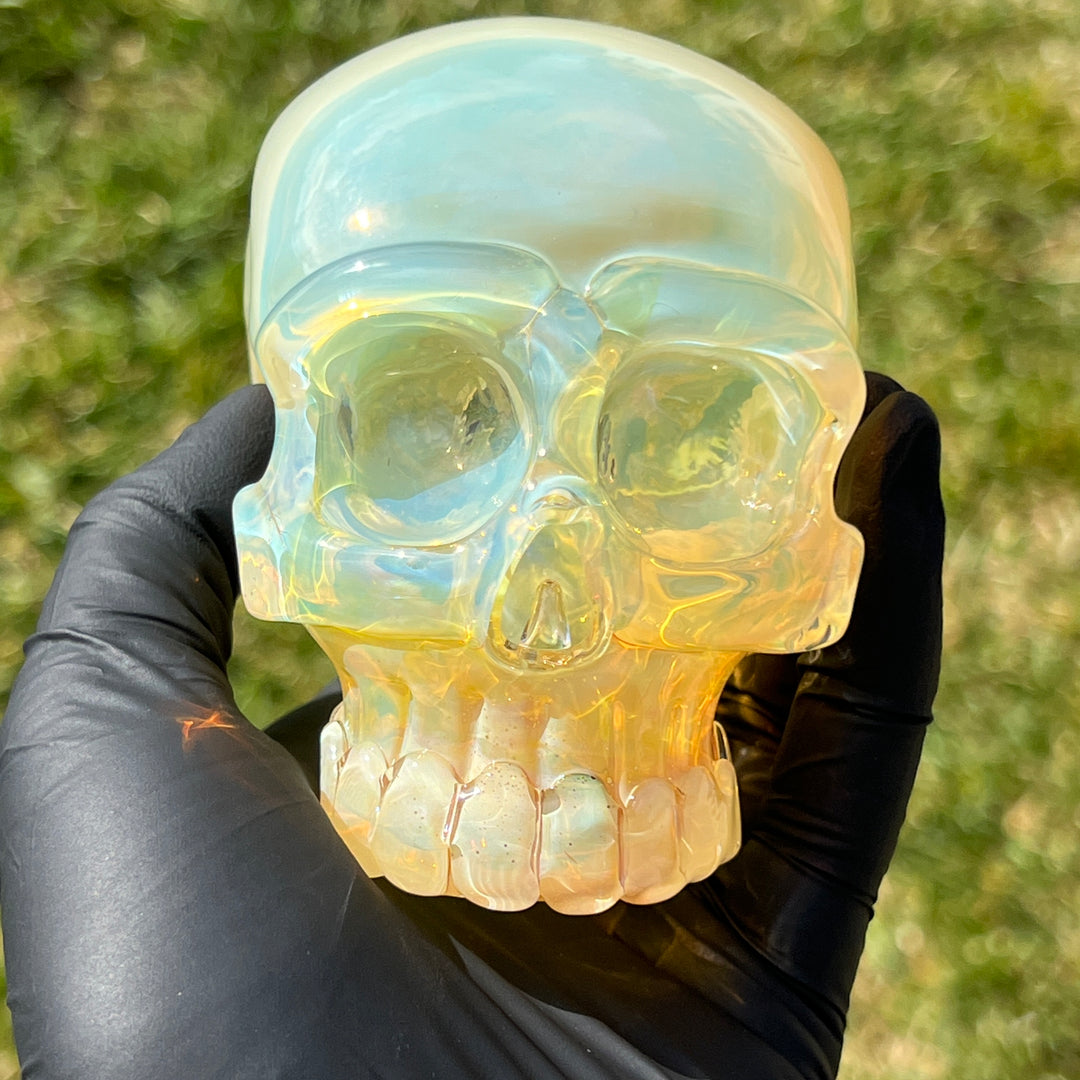 Glass Skull Pipe Glass Pipe Deviant Glass   