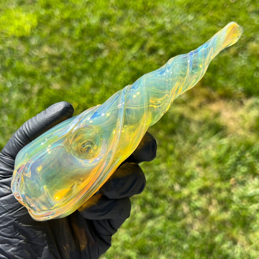 Unicorn Twist Pipe Glass Pipe Street Kitty Glass   