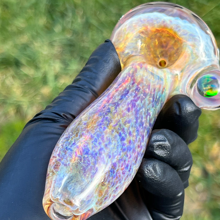 Purple Ghost Black Planet Opal Combo Glass Pipe Tako Glass   