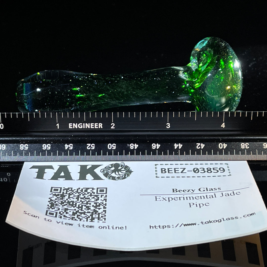 Experimental Jade Pipe Glass Pipe Beezy Glass   