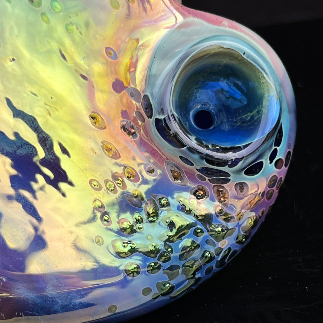 Abstract Watercolor Heart Pipe Glass Pipe Street Kitty Glass   