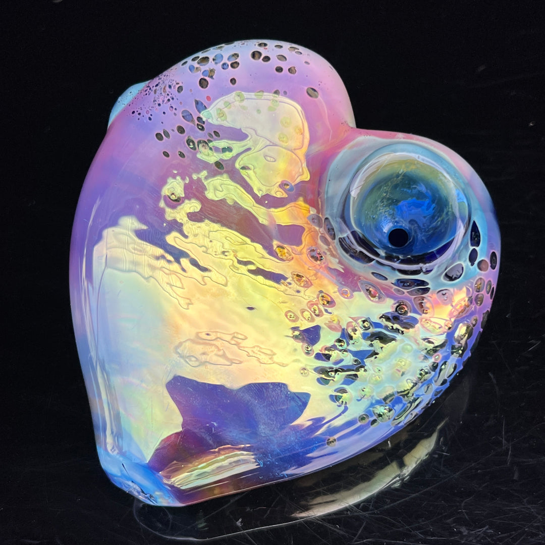 Abstract Watercolor Heart Pipe Glass Pipe Street Kitty Glass   