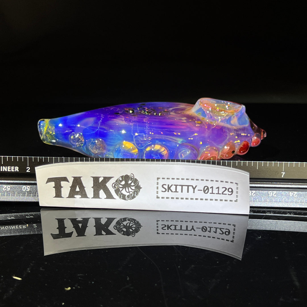 Flat Fish Bubble Glass Pipe Glass Pipe Street Kitty Glass   