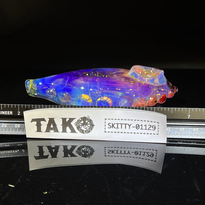 Flat Fish Bubble Glass Pipe Glass Pipe Street Kitty Glass   