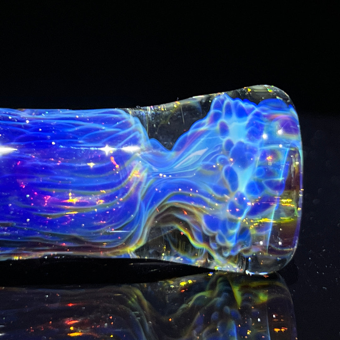 Purple Nebula Chillum Glass Pipe Tako Glass   