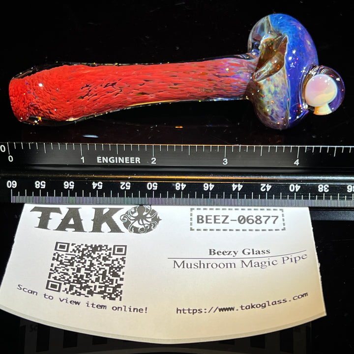 Mushroom Magic Pipe Glass Pipe Beezy Glass   