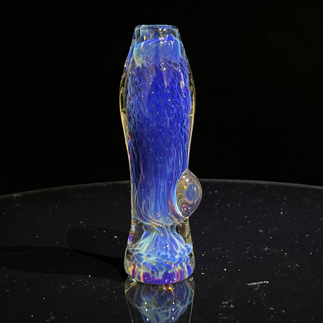 Purple Nebula Chillum Glass Pipe Tako Glass   