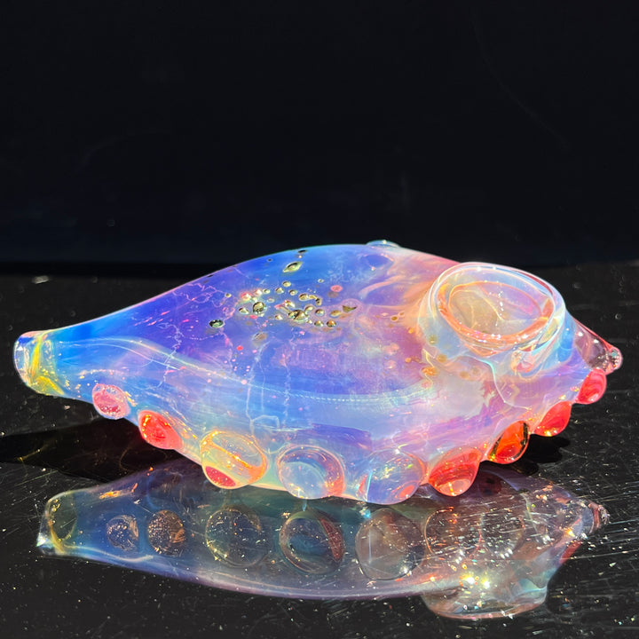Flat Fish Bubble Glass Pipe Glass Pipe Street Kitty Glass   