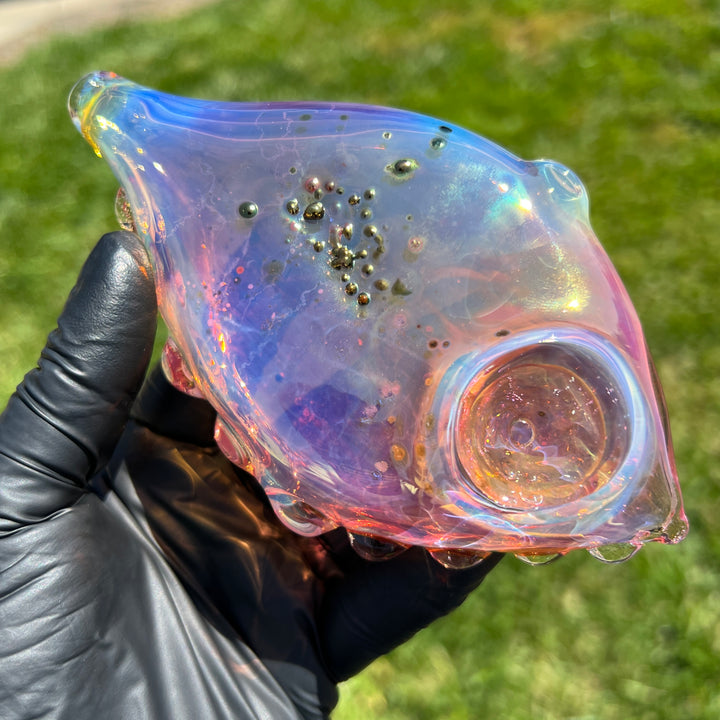 Flat Fish Bubble Glass Pipe Glass Pipe Street Kitty Glass   