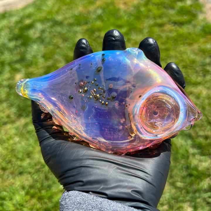 Flat Bubble Glass Pipe Glass Pipe Street Kitty Glass   