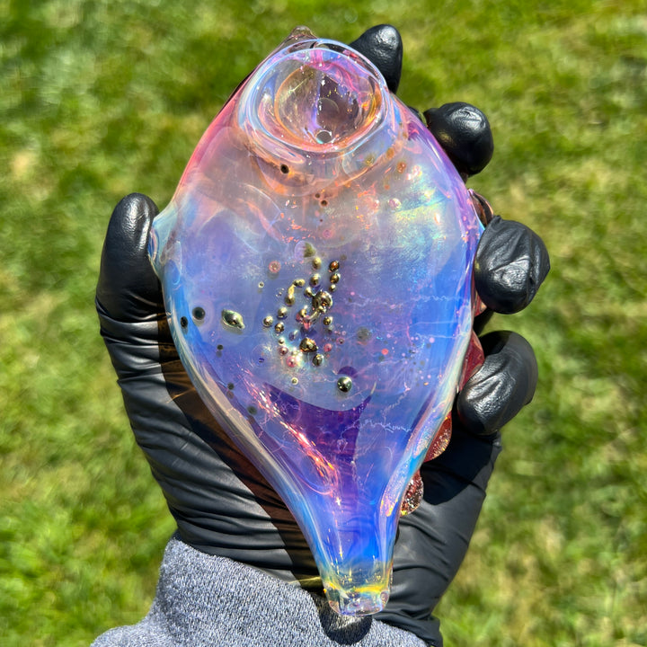 Flat Fish Bubble Glass Pipe Glass Pipe Street Kitty Glass   