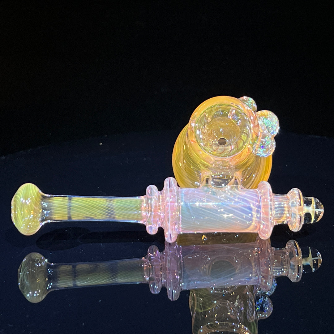 Gold Fumed Sidecar Pipe Glass Pipe Sugar Shack   