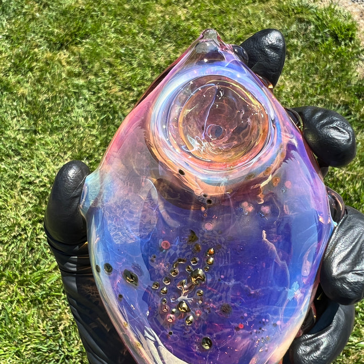 Flat Fish Bubble Glass Pipe Glass Pipe Street Kitty Glass   