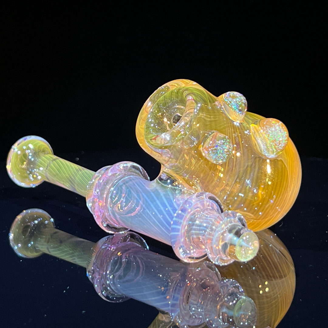 Gold Fumed Sidecar Pipe Glass Pipe Sugar Shack   