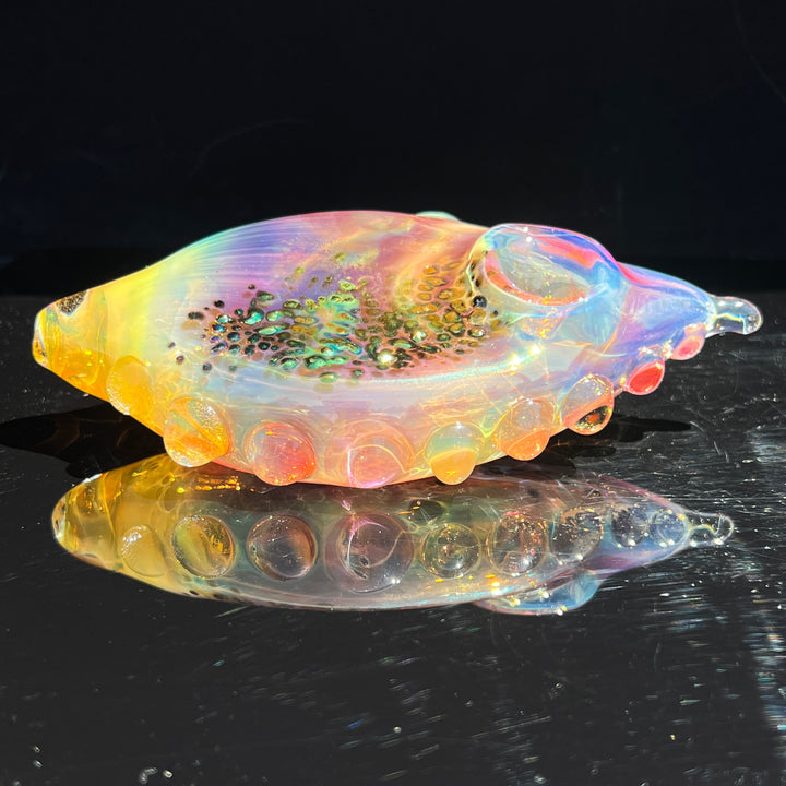 Flat Fish Bubble Glass Pipe Glass Pipe Street Kitty Glass   