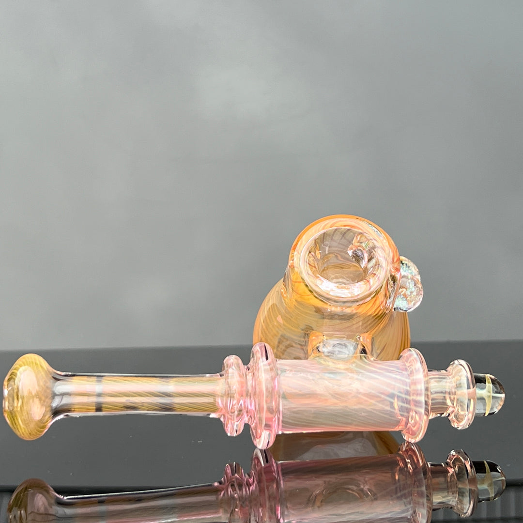 Gold Fumed Sidecar Pipe Glass Pipe Sugar Shack   