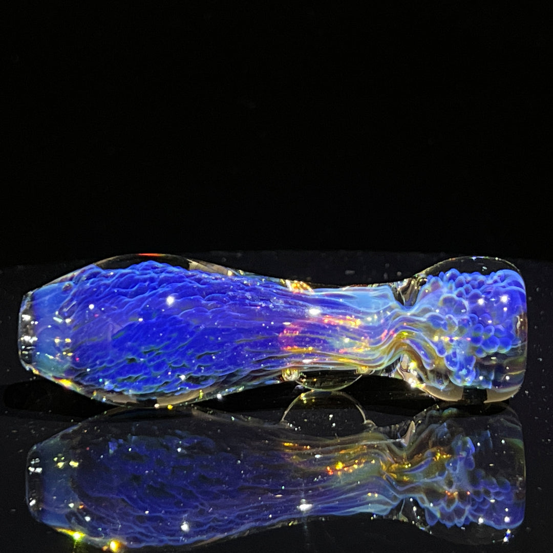 Purple Nebula Chillum Glass Pipe Tako Glass   