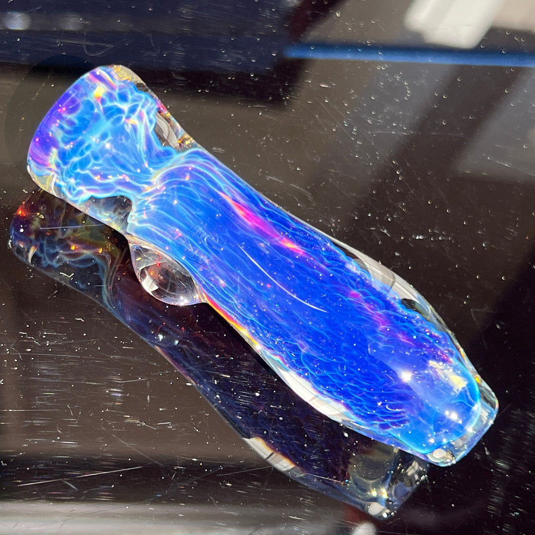 Purple Nebula Chillum Glass Pipe Tako Glass   