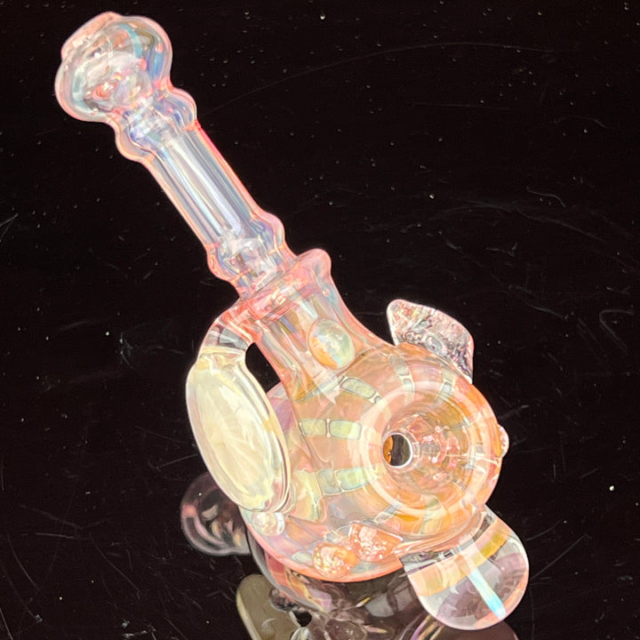 Gold Fumed Standing Hammer Glass Pipe Sugar Shack   