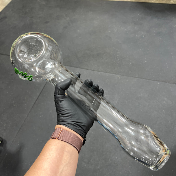 15" Clear Party Bowl Pipe Glass Pipe Mary Jane's Glass   