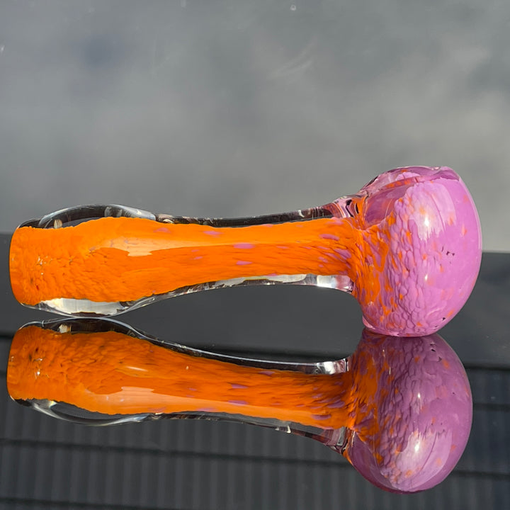 Atomic Tangerine Pipe Glass Pipe Beezy Glass   