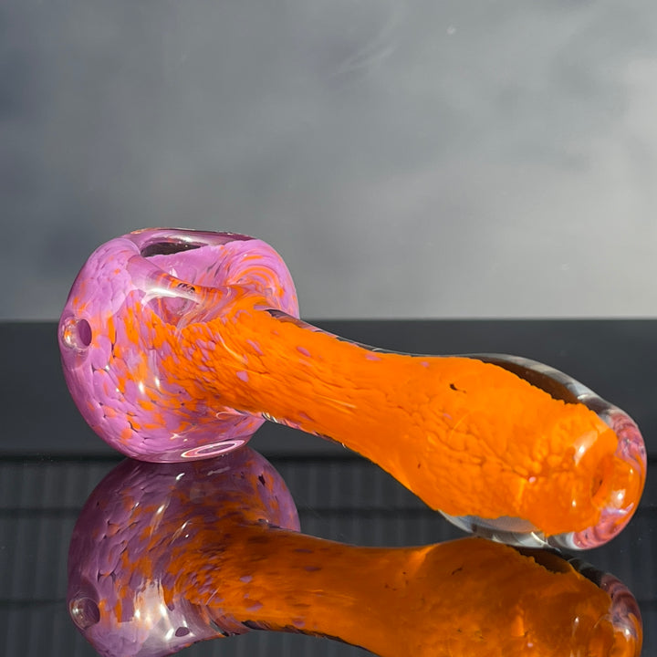 Atomic Tangerine Pipe Glass Pipe Beezy Glass   