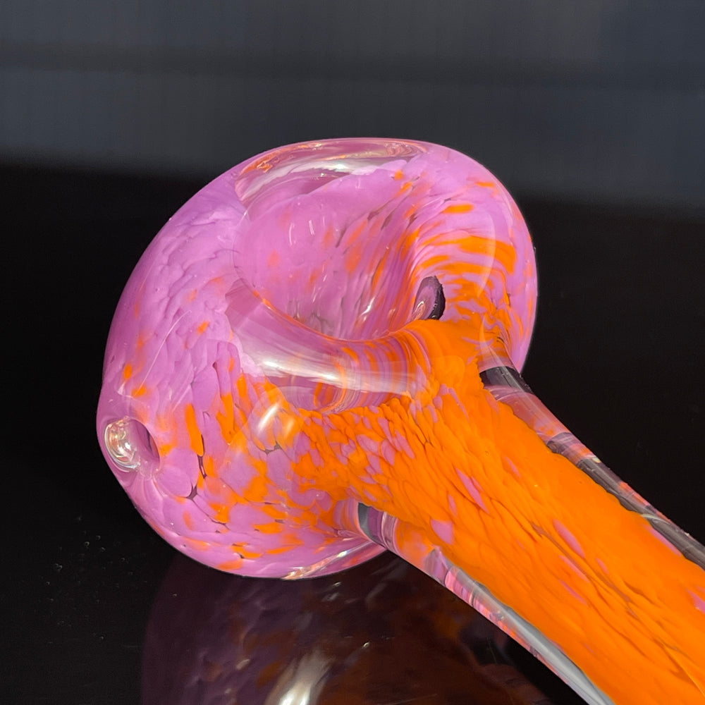 Atomic Tangerine Pipe Glass Pipe Beezy Glass   