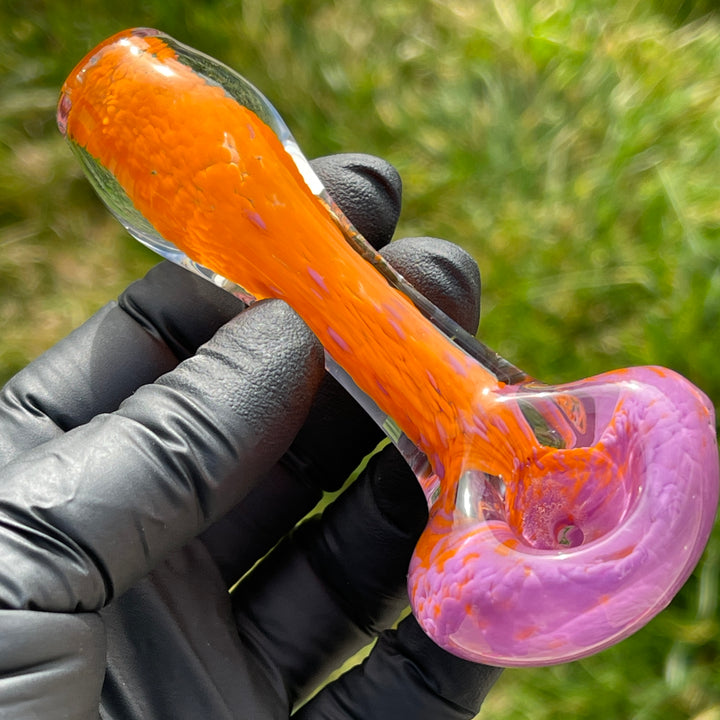 Atomic Tangerine Pipe Glass Pipe Beezy Glass   