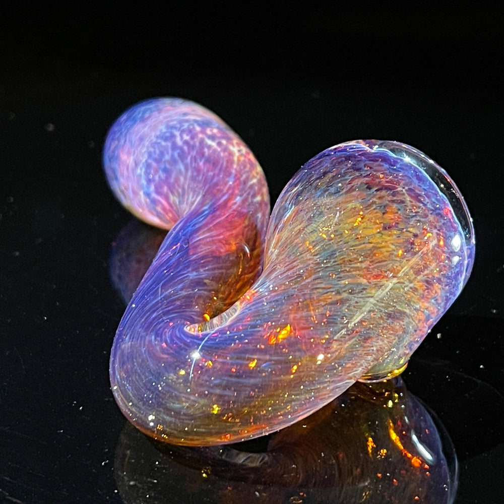 Purple Magic Sherlock Glass Pipe Beezy Glass   