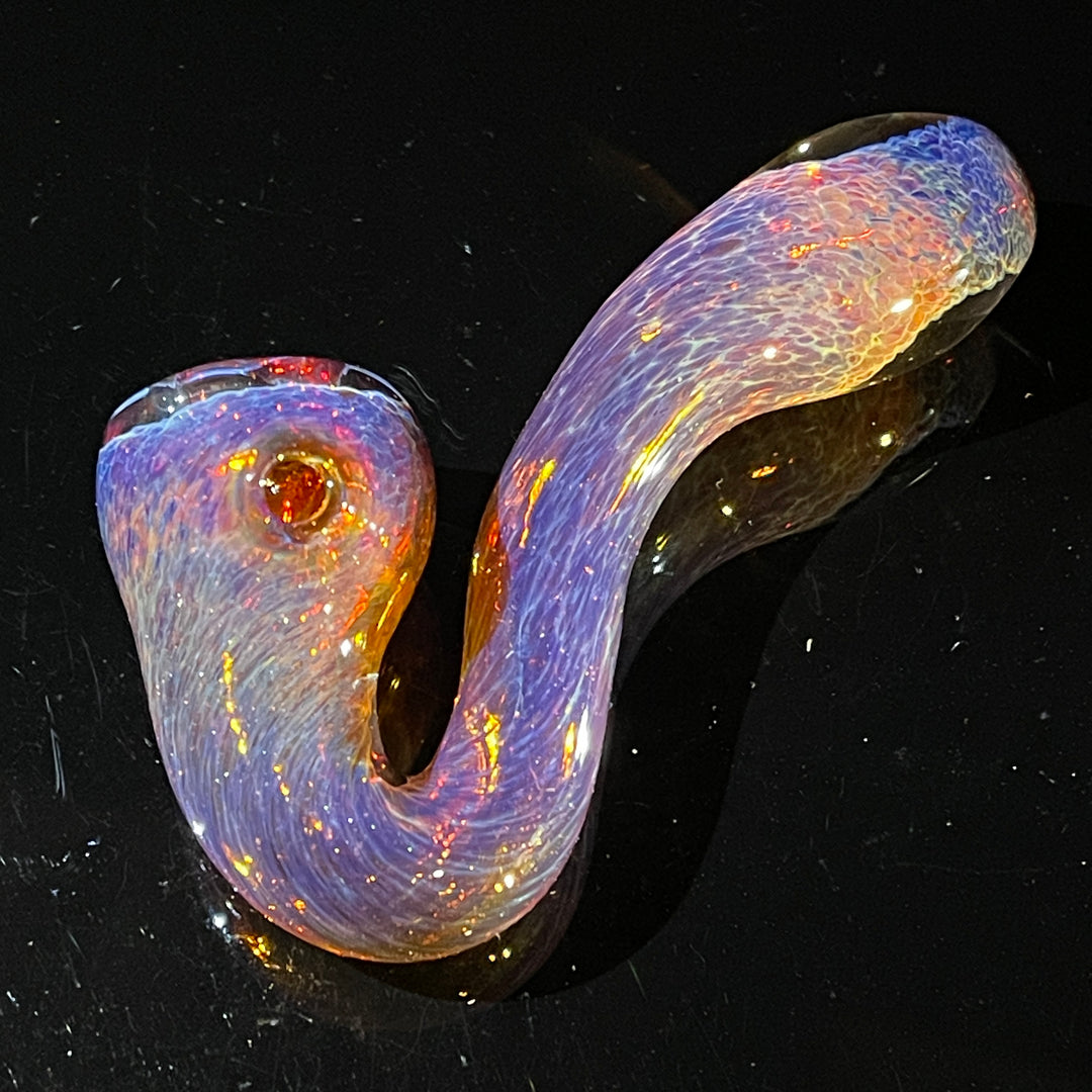 Purple Magic Sherlock Glass Pipe Beezy Glass   