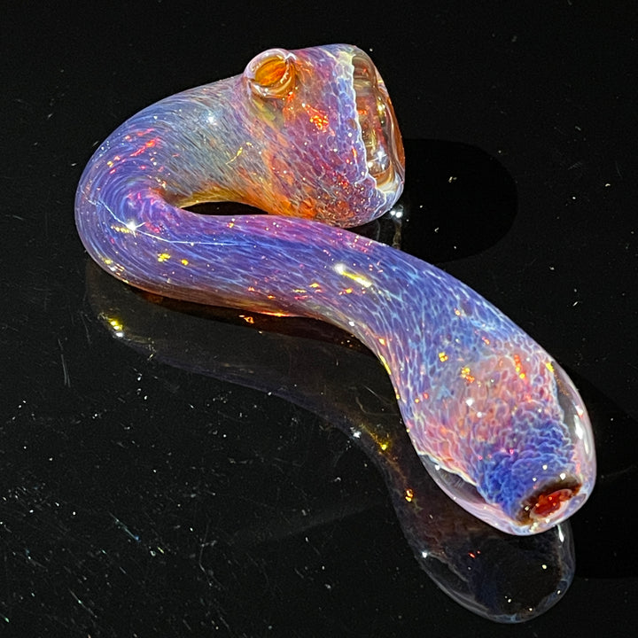 Purple Magic Sherlock Glass Pipe Beezy Glass   