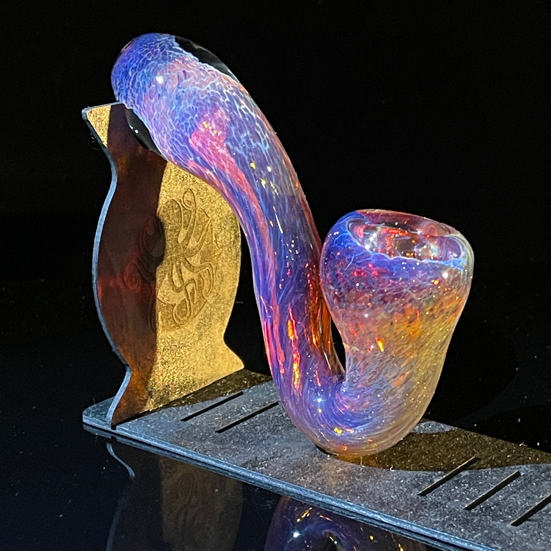 Purple Magic Sherlock Glass Pipe Beezy Glass   