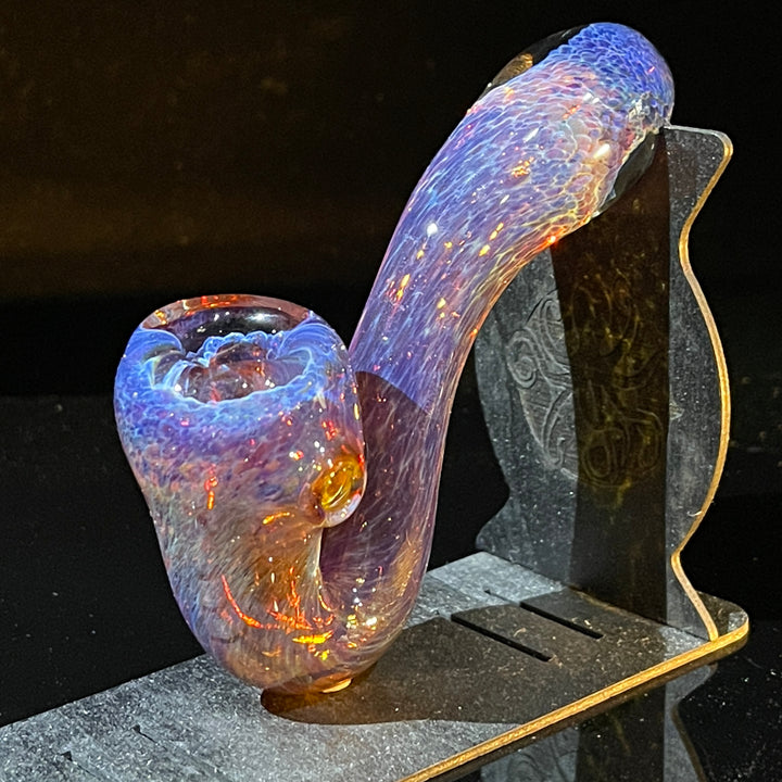 Purple Magic Sherlock Glass Pipe Beezy Glass   