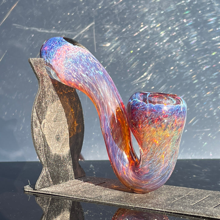 Purple Magic Sherlock Glass Pipe Beezy Glass   