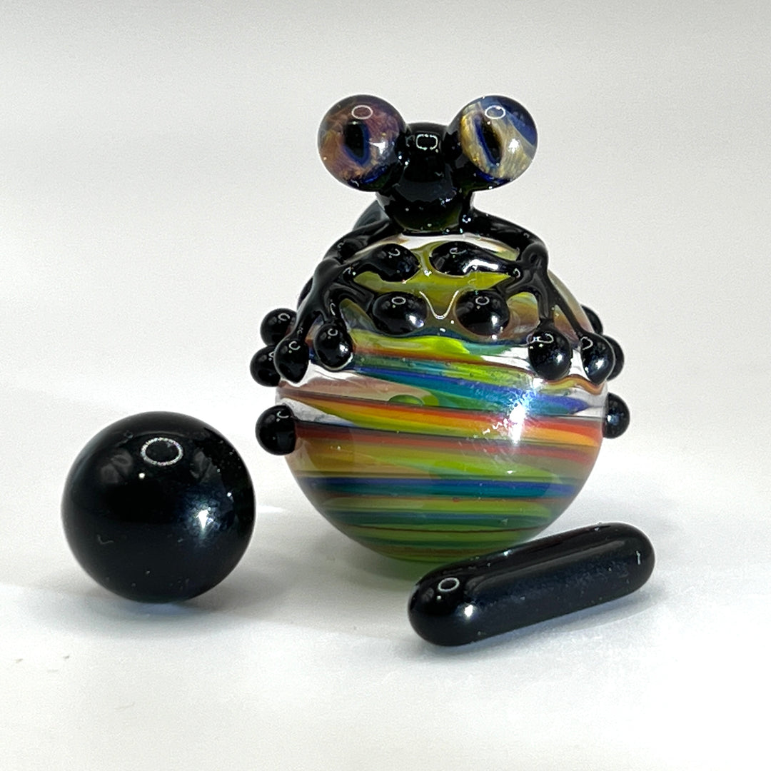 Swirly Frog Terp Slurper Marble Set Accessory Beezy Glass   