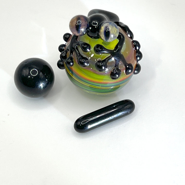 Swirly Frog Terp Slurper Marble Set Accessory Beezy Glass   